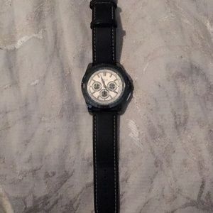 Guess watch with black band